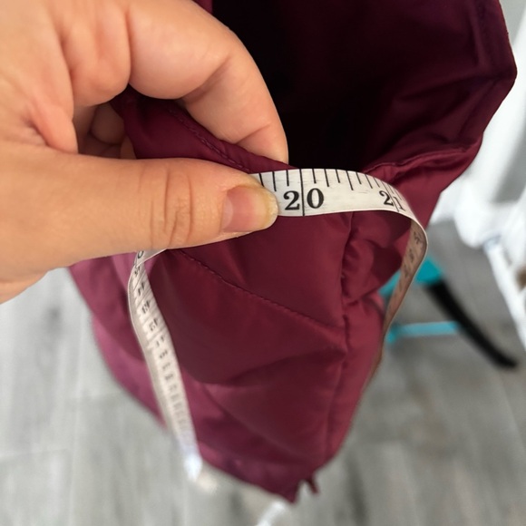 Eddie Bauer Maroon Goose Down Vest - Picture 7 of 8